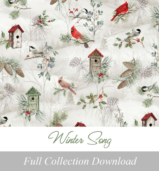 P&B Badge Winter Song<br>Zip Folder