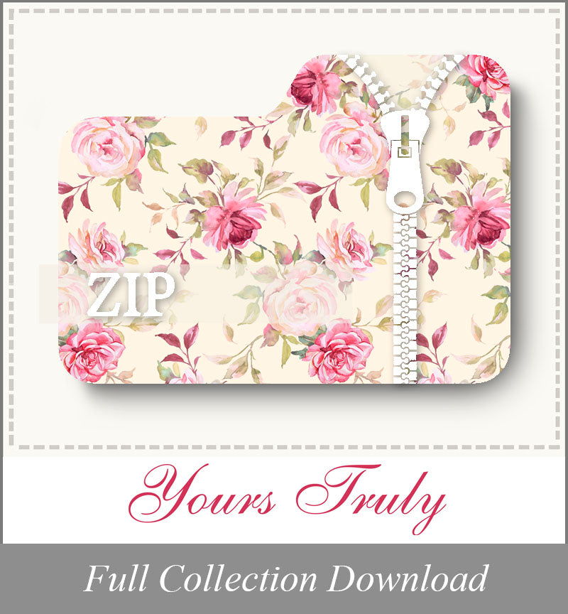 Yours Truly<br>Zip Folder