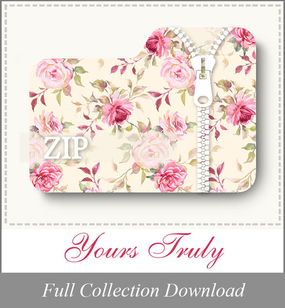 Yours Truly<br>Zip Folder