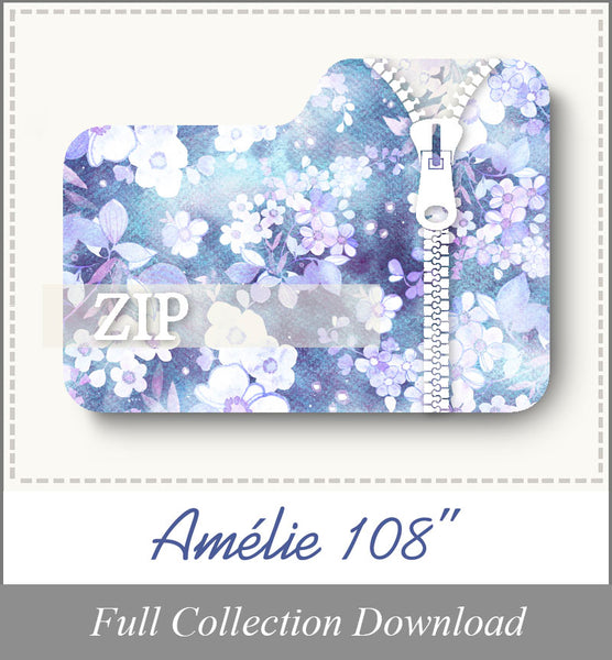 Amélie 108"<br>Zip Folder