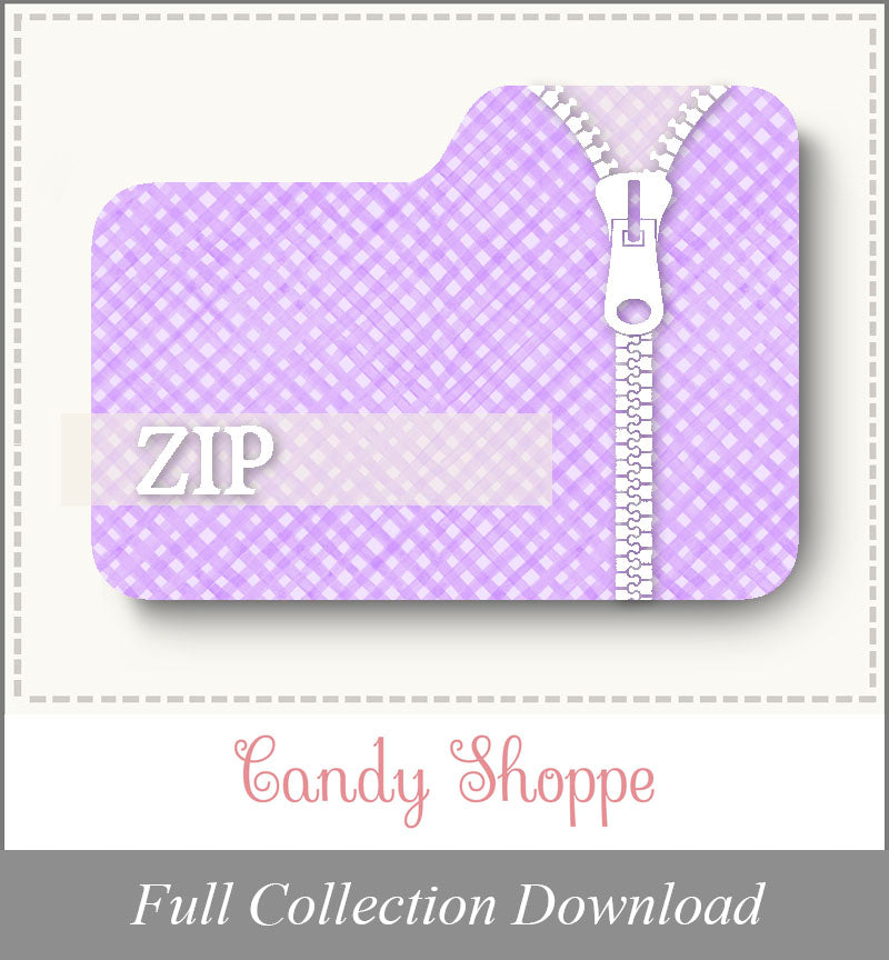Candy Shoppe<br>Zip Folder