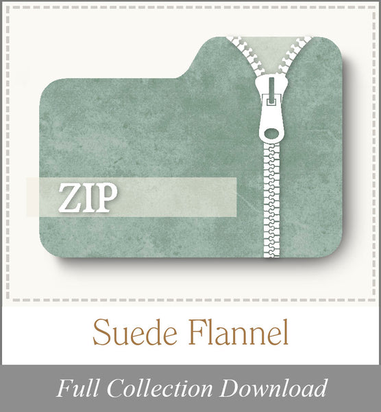 Suede Flannel<br>Zip Folder