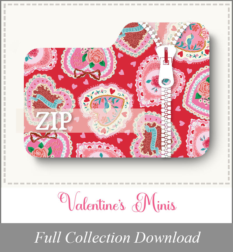 Valentines Minis<br>Zip Folder