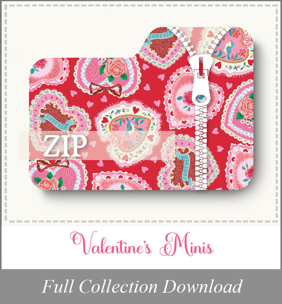 Valentines Minis<br>Zip Folder