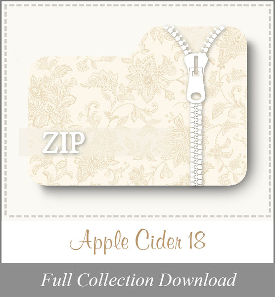 Apple Cider 18<br>Zip Folder