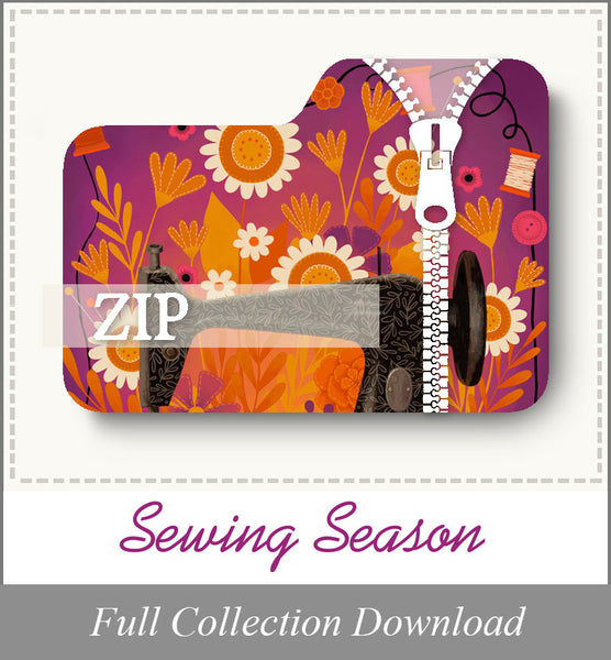 Sewing Season<br>Zip Folder
