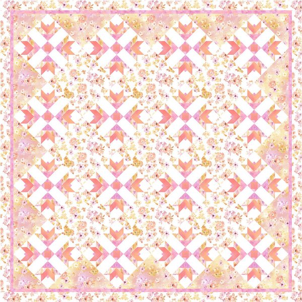 Painted Petals<br>Quilt #1 & #2 by Cyndi Hershey<br>Available Now!
