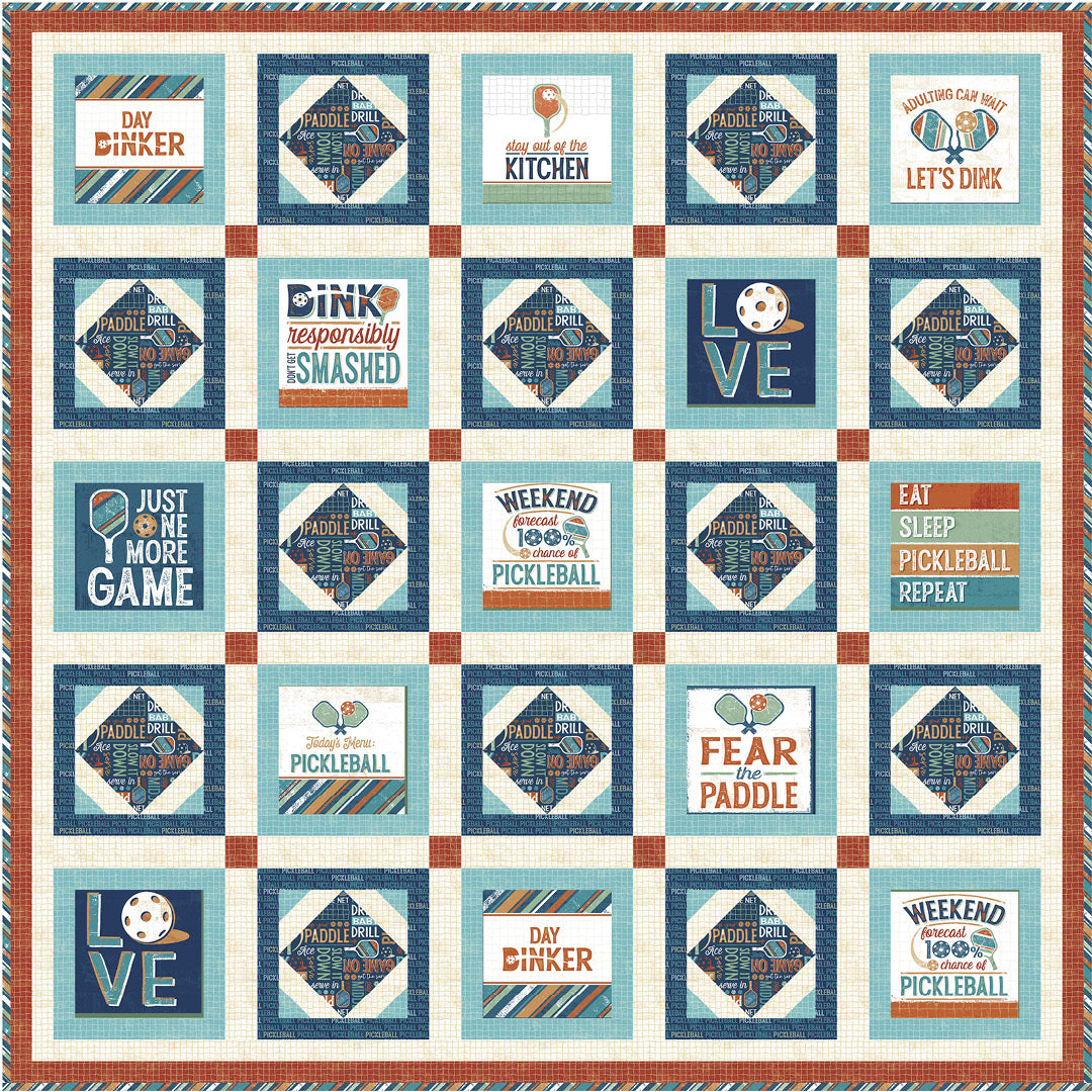Pickleball Champ<br>Quilt by Cyndi Hershey<br>Available Now!