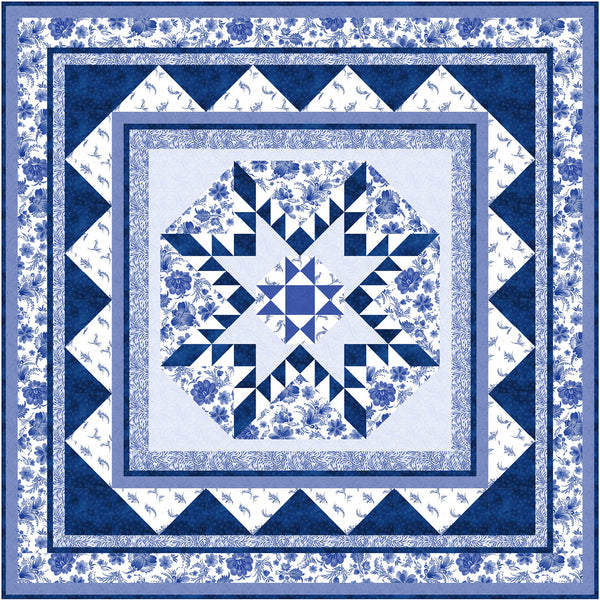 Porcelaina<br>Quilt by Cyndi Hershey<br>Available Now!