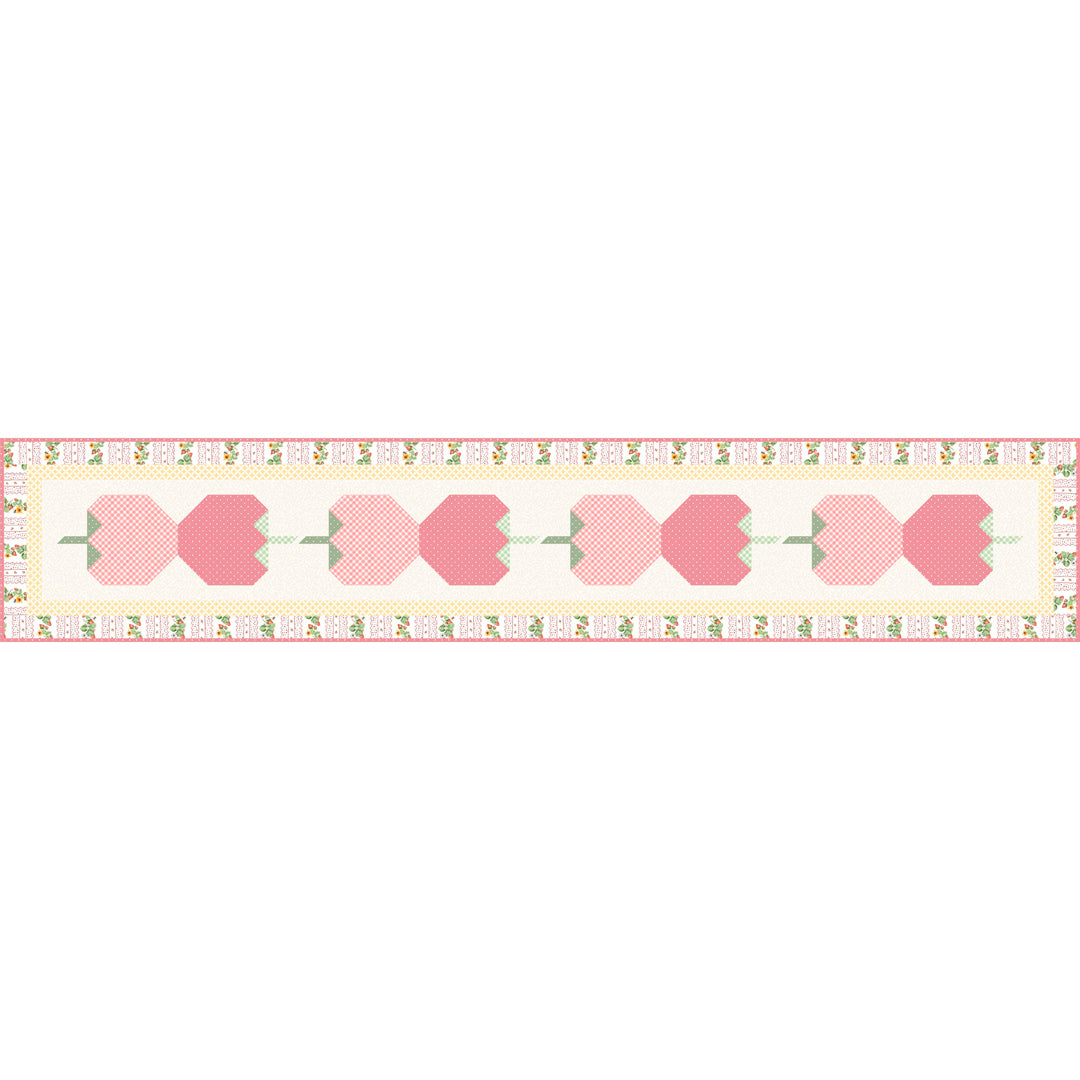 Strawberry Cottage Table Runner<br>Cyndi Hershey<br>Available February 2027