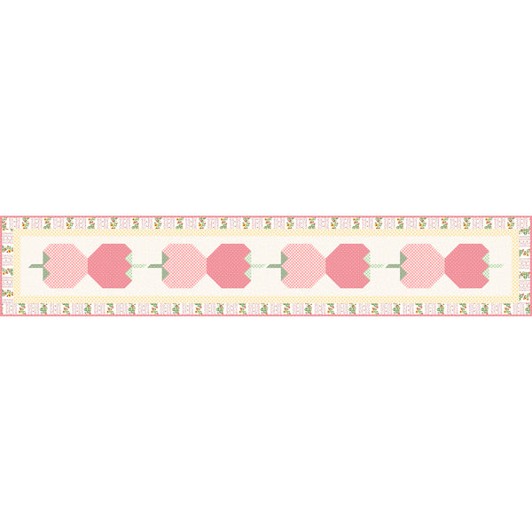 Strawberry Cottage Table Runner<br>Cyndi Hershey<br>Available February 2027