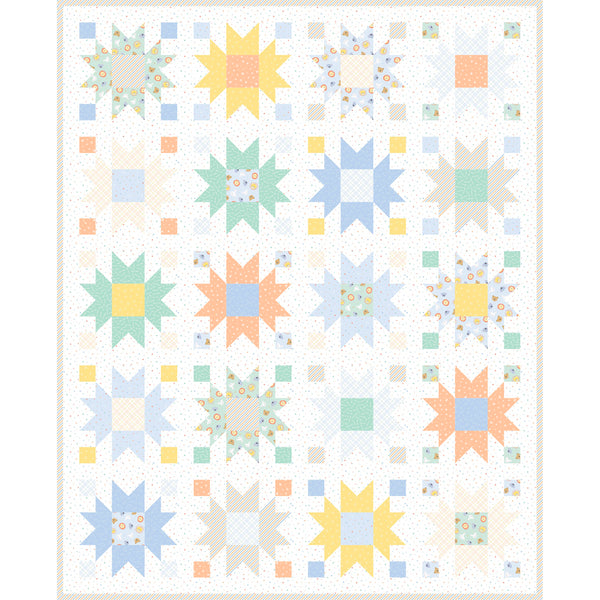 Bee Balm Quilt<br>by QuiltCakes<br>Pattern for Purchase