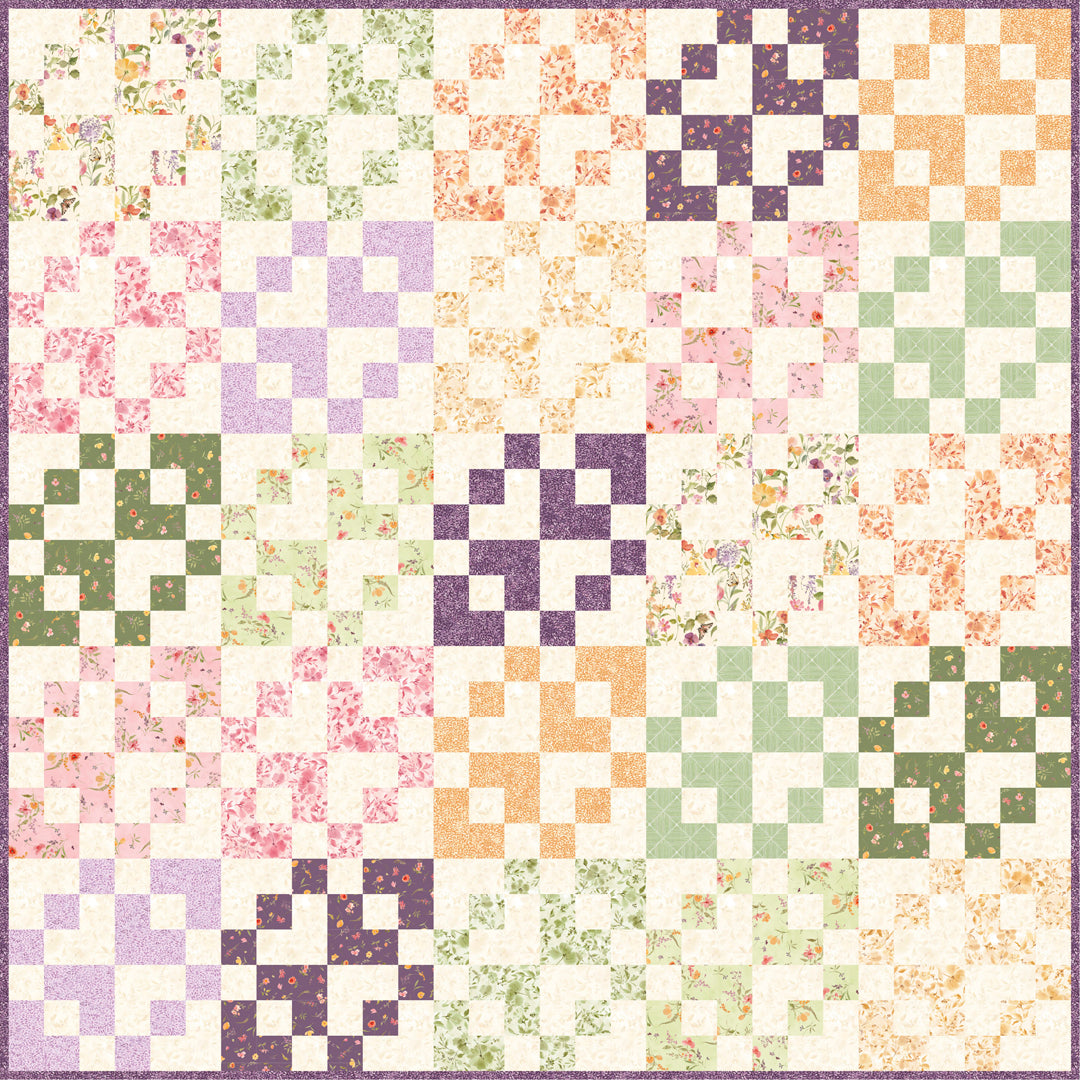 Sunkissed Squares Light Quilt<br>QuiltCakes<br>Available January 2027