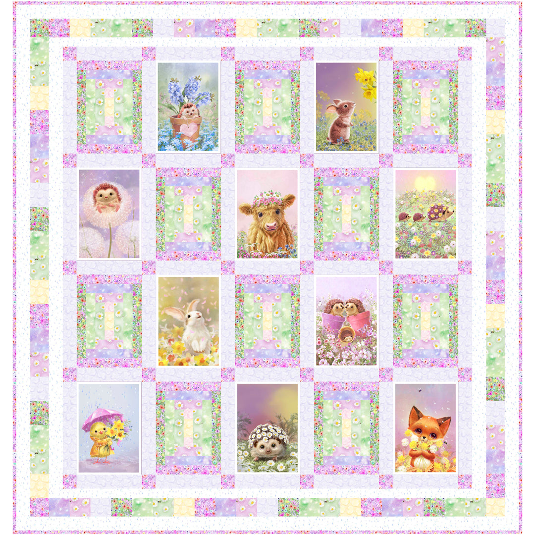 Spring Sweeties Quilt<br>by Cyndi Hershey<br>Revised 1-24-26