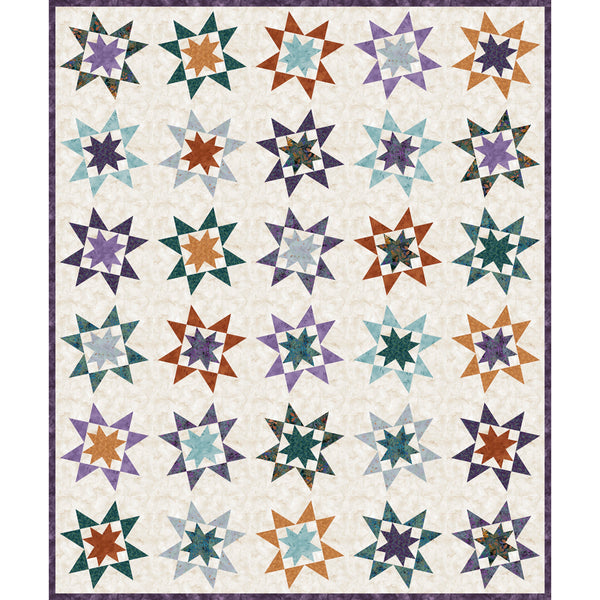 Sawtooth Stardaze Quilt<br>QuiltCakes<br>Pattern for Purchase