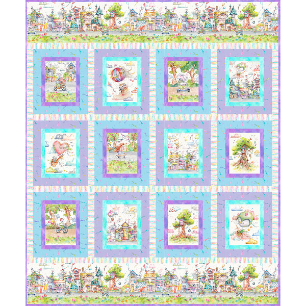 Whiskerville<br>Block Party Quilt<br> by Lisa Swenson Ruble<br>Available Now!