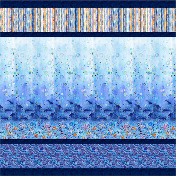 Wild Waters Shower Curtain<br>by Cyndi Hershey<br>Available Now!