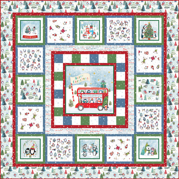 Winter Waddles<br>Quilt by The Whimsical Workshop<br>Available Now!