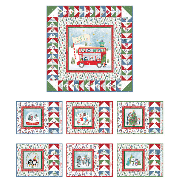Winter Waddles<br>Table Topper & Placemats by The Whimsical Workshop<br>Available Now!