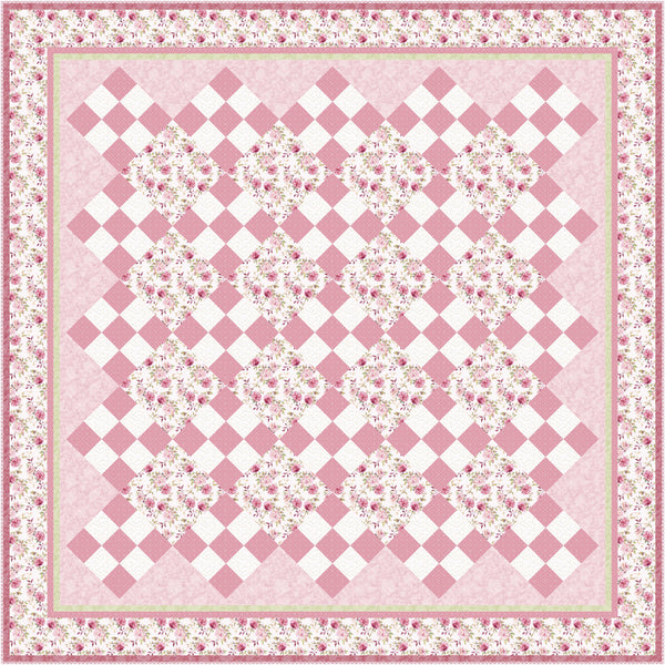 Yours Truly Cream Quilt<br>by Cyndi Hershey<br>Available November 2025