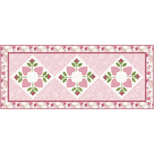 Yours Truly Cream Table Runner<br>by Cyndi Hershey<br>Available November 2025