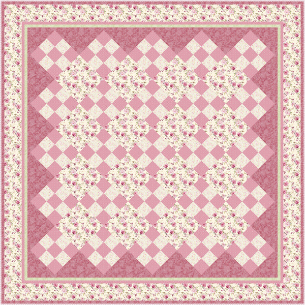 Yours Truly Ecru Quilt<br>by Cyndi Hershey<br>Available November 2025