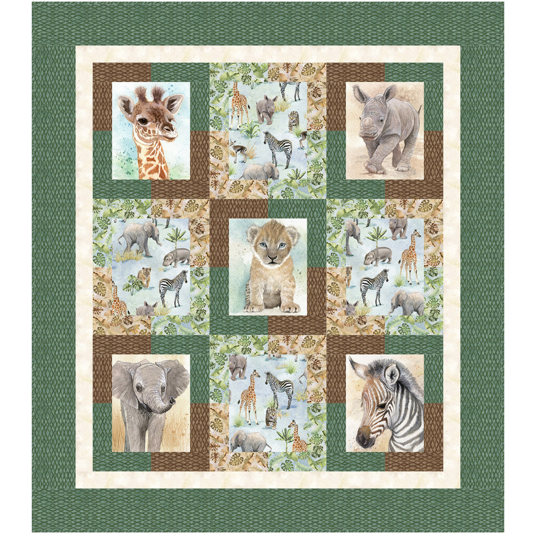 Baby Safari Animals<br>Pattern for Purchase by Brenda Plaster<br>Available September 2022