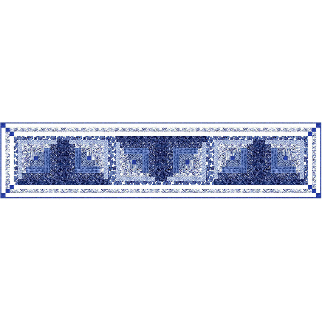 By The Sea<br>Table Runner by Cyndi Hershey<br>Available Now!