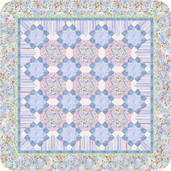 Camellia<br>Quilt by Cyndi Hershey<br>Available Now.