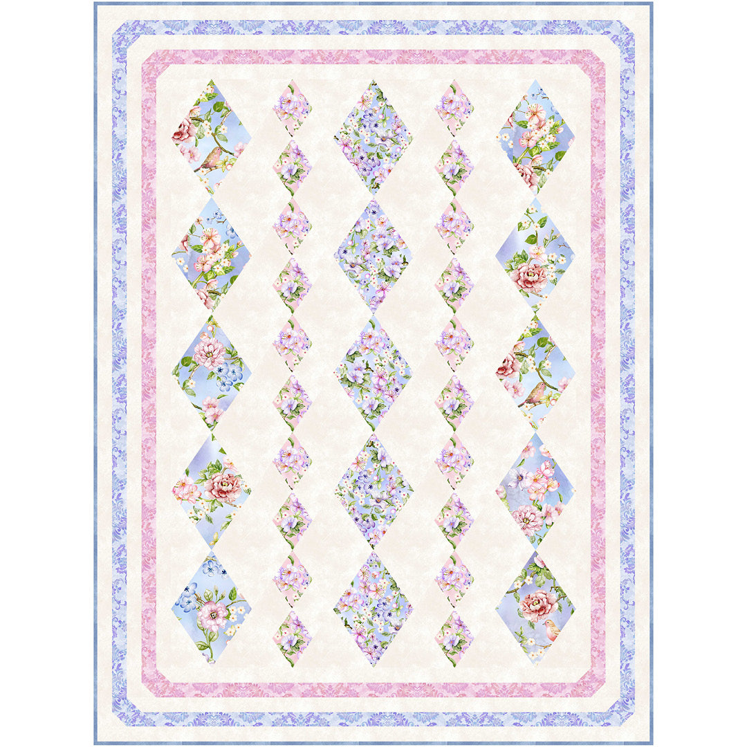 Camellia<br>Quilt by Cyndi Hershey<br>Available Now.