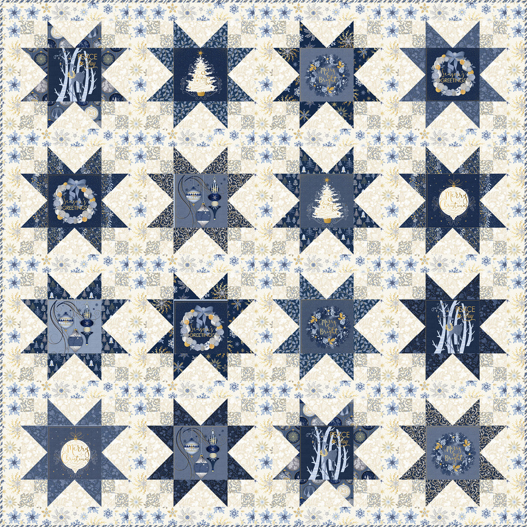 Christmas Shimmer<br>Quilt by Stacey Day<br>Available Now.