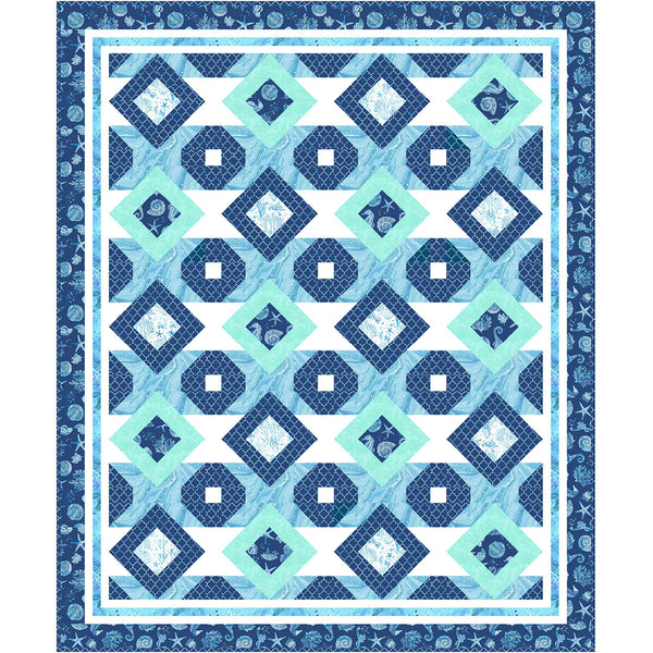 Coastal Living<br>Quilt by Cyndi Hershey<br>Available Now!