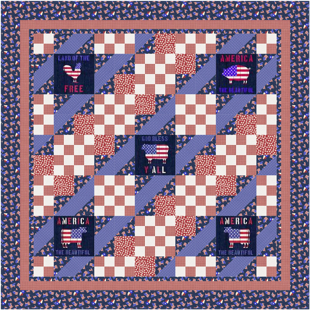 American Farm<br>Pattern for Purchase by Brenda Plaster<br>Available Now