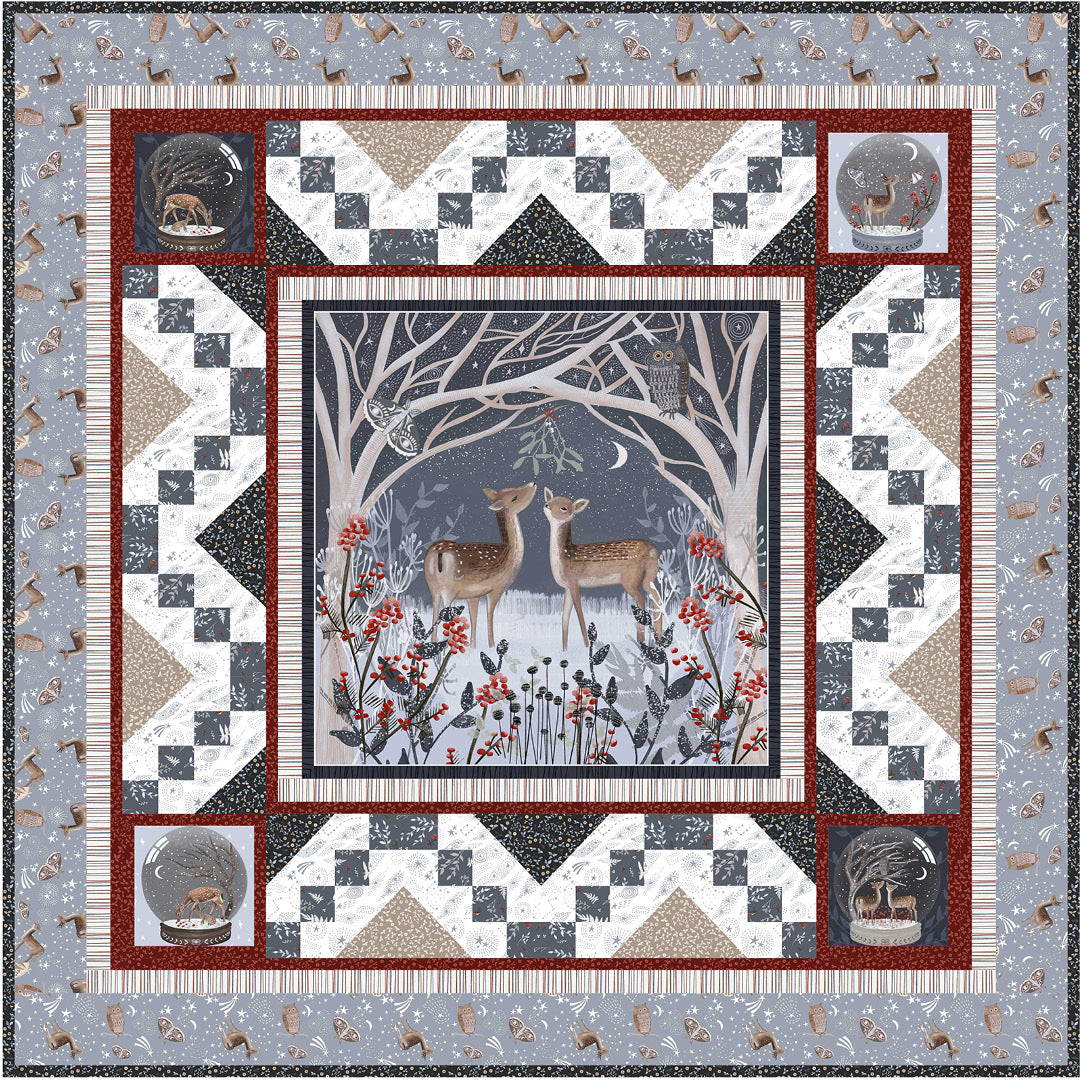Fawn'd of You<br>Quilt by Cyndi Hershey<br>Available Now.