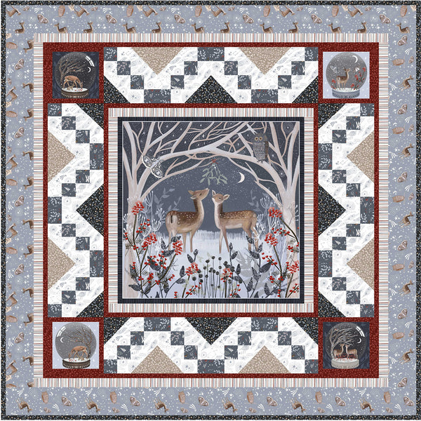 Fawn'd of You<br>Quilt by Cyndi Hershey<br>Available Now.