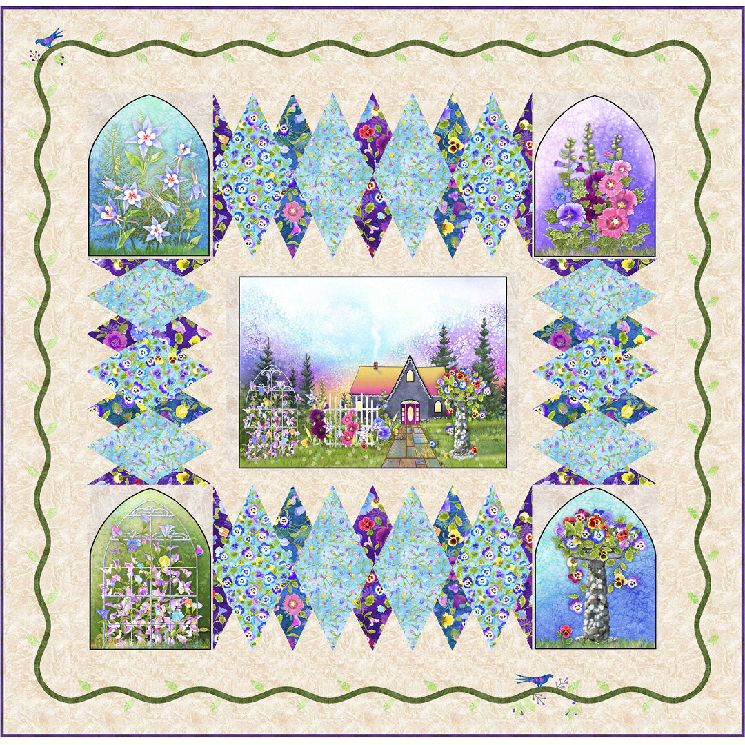 Garden Delight<br>Quilt by Stacey Day<br>Available Now.