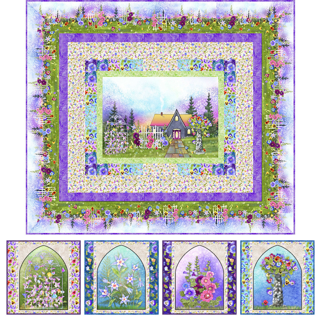 Garden Delight<br>Wall Hanging & Pillows by Stacey Day<br>Available Now.