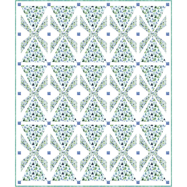 Gemstones<br>Blue Triangle Quilt by Cyndi Hershey<br>Available Now!