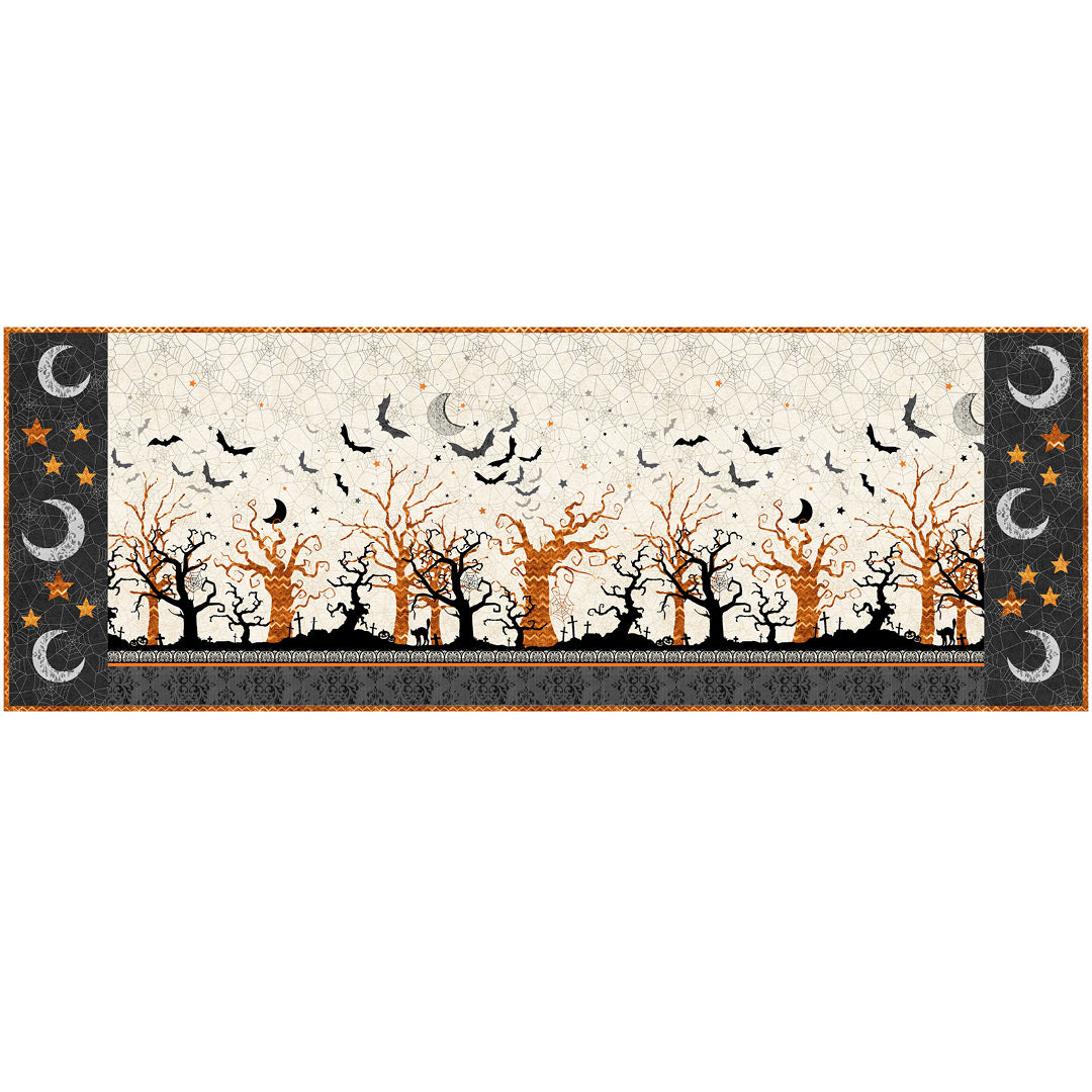 Happy Haunting<br>Table Runner by Cyndi Hershey<br>Available Now.