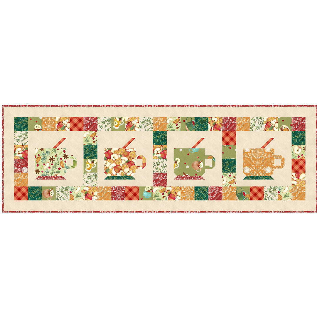 Hot Cider<br>Table Runner by Wendy Sheppard<br>Available Now.