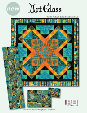 It's All In The Details Quilt<br>by: Sheila Sinclair Snyder<br>Art Glass