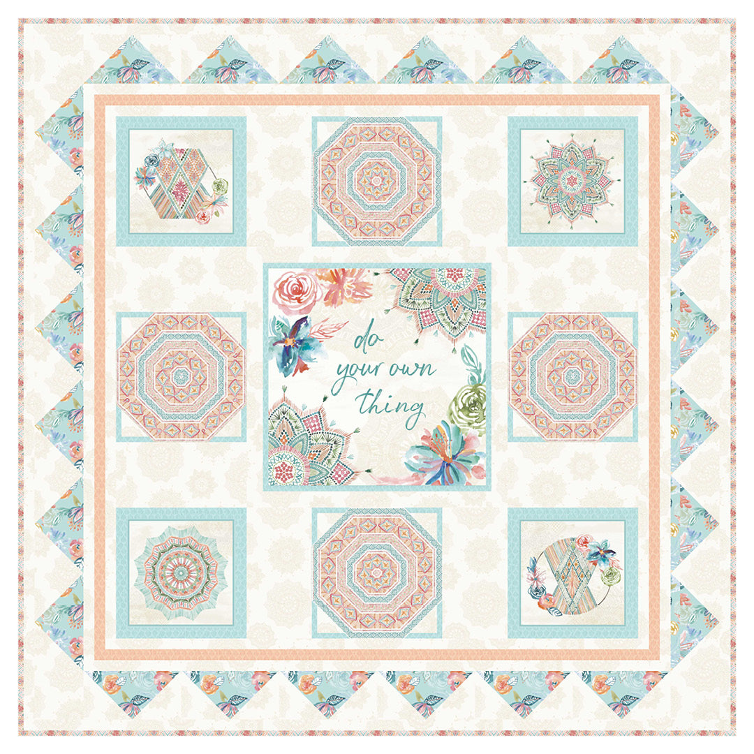 Meandering Macrame<br>Quilt by Cyndi Hershey<br>Available Now.