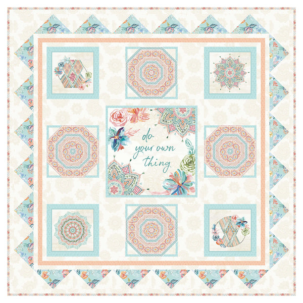 Meandering Macrame<br>Quilt by Cyndi Hershey<br>Available Now.