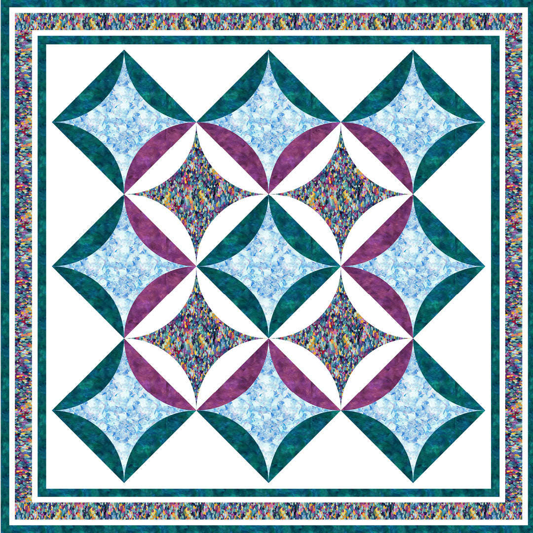 Moon Tide<br>Quilt by Cyndi Hershey<br>Available Now.