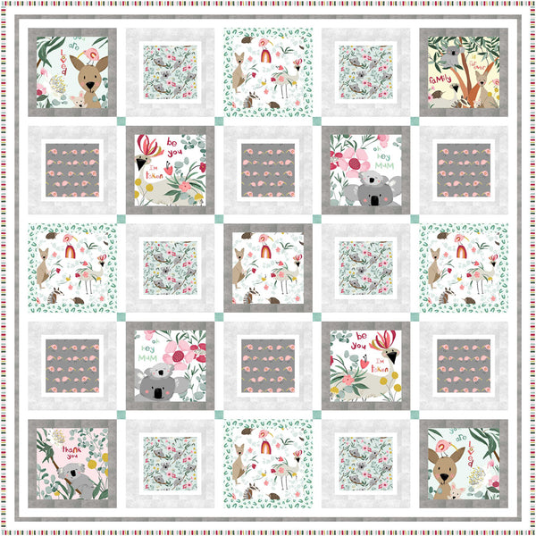 Aussie Friends<br>Quilt by Cyndi Hershey<br>Available Now