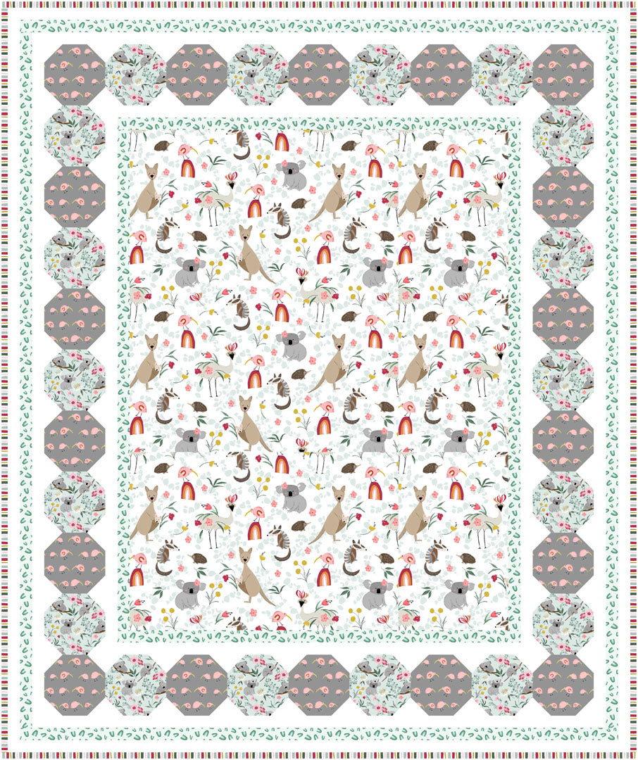 Aussie Friends<br>Quilt by Cyndi Hershey<br>Available Now