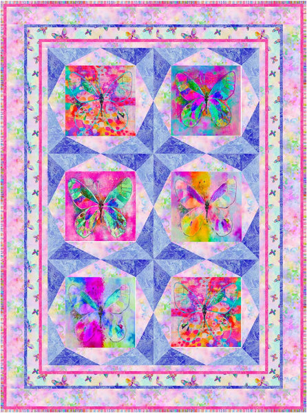 Butterfly Dreams<br>Quilt by Cyndi Hershey<br>Available Now.