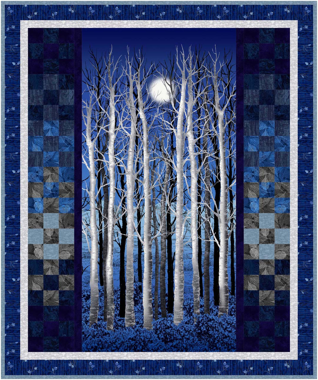 Midnight Woods<br>Quilt by Cyndi Hershey<br>Available Now