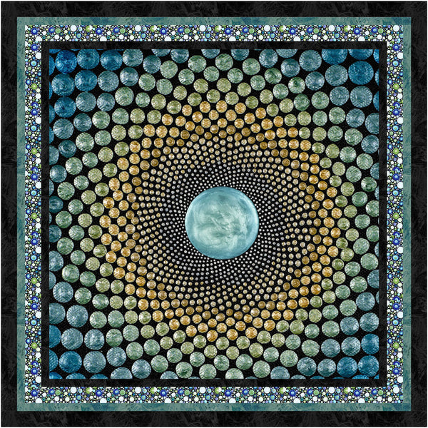 Mindful Mandalas<br>Quilt by Cyndi Hershey<br>Available Now