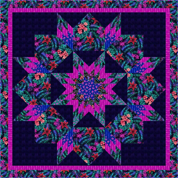 Tropic Gardens<br>Quilt by Stacey Day<br>Available Now.